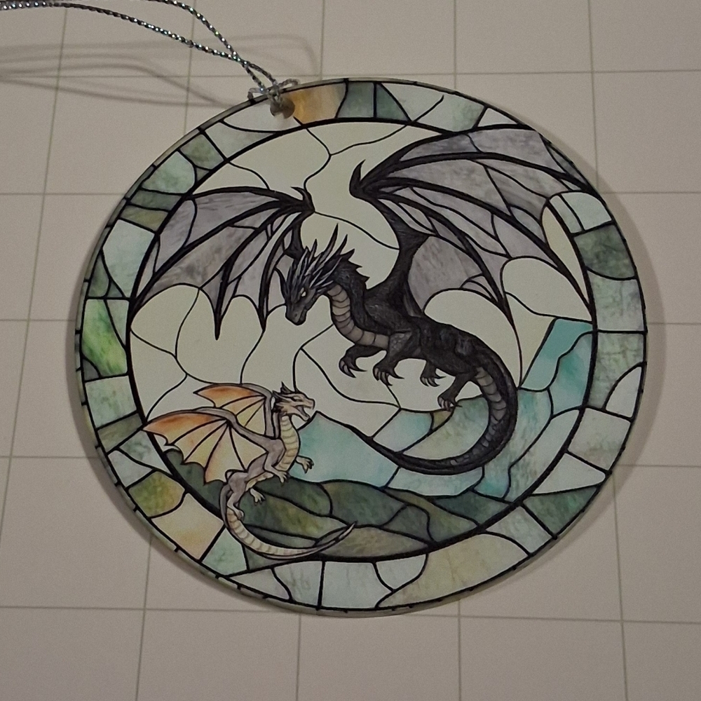 Dragon Christmas Ornament With Envelope
